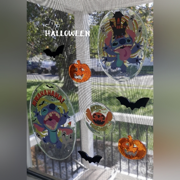 Disney Lilo & Stitch Halloween Gel Clings - Picture 1 of 4